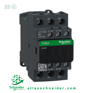 کنتاکتور سری دی 32 آمپر ولتاژ 24DC اشنایدر LC1D32BD - کنتاکتور سری D