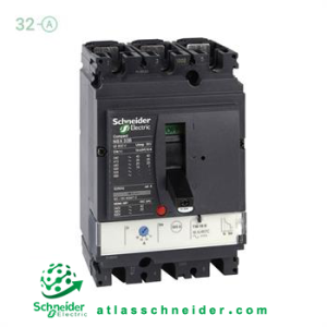 کلید اتوماتیک کامپکت MCCB اشنایدر سری ان اس ایکس 3 پل 32 آمپر NSX LV429845 -قدرت قطع 50 کیلوآمپر (TYPE N)