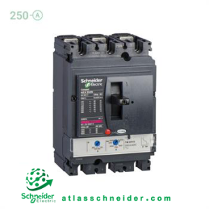 کلید اتوماتیک کامپکت MCCB اشنایدر سری ان اس ایکس 3 پل 250 آمپر NSX LV431670 -قدرت قطع ۷۰ کیلوآمپر (TYPE H)
