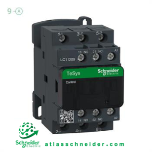 کنتاکتور سری دی 9 آمپر ولتاژ 220AC اشنایدر LC1D09M7