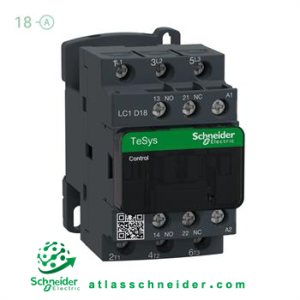کنتاکتور سری دی 18 آمپر ولتاژ 110AC اشنایدر LC1D18F7 - کنتاکتور سری D