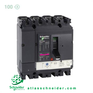 کلید اتوماتیک کامپکت MCCB اشنایدر سری ان اس ایکس 4 پل 100 آمپر NSX LV429680 -قدرت قطع 70 کیلوآمپر (TYPE H)