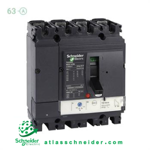 کلید اتوماتیک کامپکت MCCB اشنایدر سری ان اس ایکس 4 پل 63 آمپر NSX LV429852 -قدرت قطع ۵۰ کیلوآمپر (TYPE N)