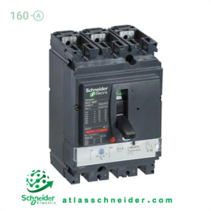 کلید اتوماتیک کامپکت MCCB اشنایدر سری ان اس ایکس 3 پل 160 آمپر NSX LV430840 -قدرت قطع 50 کیلوآمپر (TYPE N)