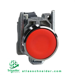 شستی استپ قرمز اشنایدر XB4BA42