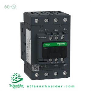 کنتاکتور سری دی 60 آمپر 4 پل ولتاژ 220AC اشنایدر LC1DT60M7 - کنتاکتور سری D