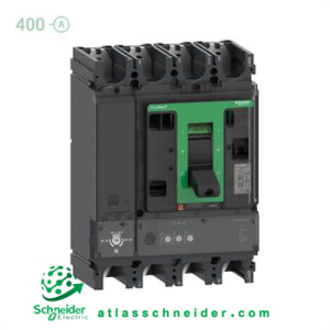 کلید اتوماتیک کامپکت MCCB اشنایدر سری ان اس ایکس 4 پل 400 آمپر NSX C40F42D400 -قدرت قطع 50 کیلوآمپر (TYPE N)