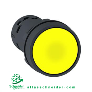 شستی استارت زرد اشنایدر XB7NA51