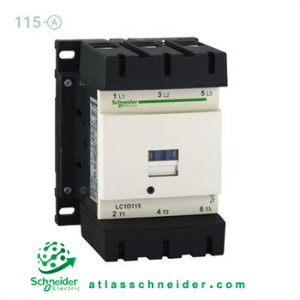 کنتاکتور سری دی 115 آمپر ولتاژ 220AC اشنایدر LC1D115M7 - کنتاکتور سری D