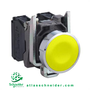 شستی استارت زرد اشنایدر XB4BA51