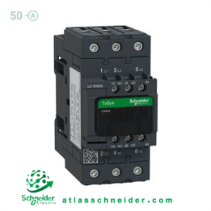 کنتاکتور سری دی 50 آمپر ولتاژ 230AC اشنایدر LC1D50AP7 -کنتاکتور سری D
