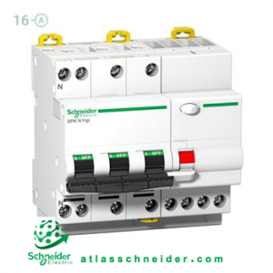 محافظ جان ترکیبی RCBO اشنایدر 4 پل 16 آمپر A9D31716