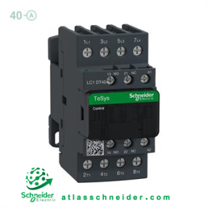 کنتاکتور سری دی 40 آمپر 4 پل ولتاژ 220AC اشنایدر LC1DT40M7 -کنتاکتور سری D