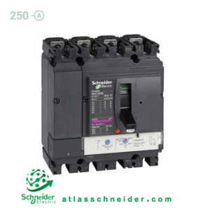کلید اتوماتیک کامپکت MCCB اشنایدر سری ان اس ایکس 4 پل 250 آمپر NSX LV431680 -قدرت قطع ۷۰ کیلوآمپر (TYPE H)