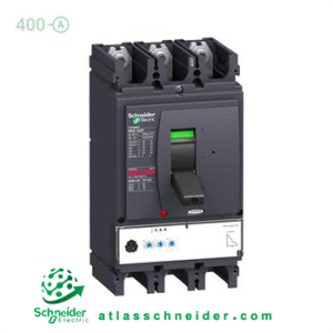 کلید اتوماتیک کامپکت MCCB اشنایدر سری ان اس ایکس 3 پل 400 آمپر NSX LV432695 -قدرت قطع ۷۰ کیلوآمپر (TYPE H)