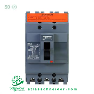 کلید اتوماتیک فیکس تیپ ایزی پکت 50 آمپر اشنایدر EZC100H3050 -کلید اتوماتیک غیرقابل تنظیم